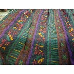 Womens Jennifer Collins Skorts BOHO SZ 8 Pretty Fall Colors Flannel